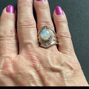 Silpada Moonglow ring Size 9